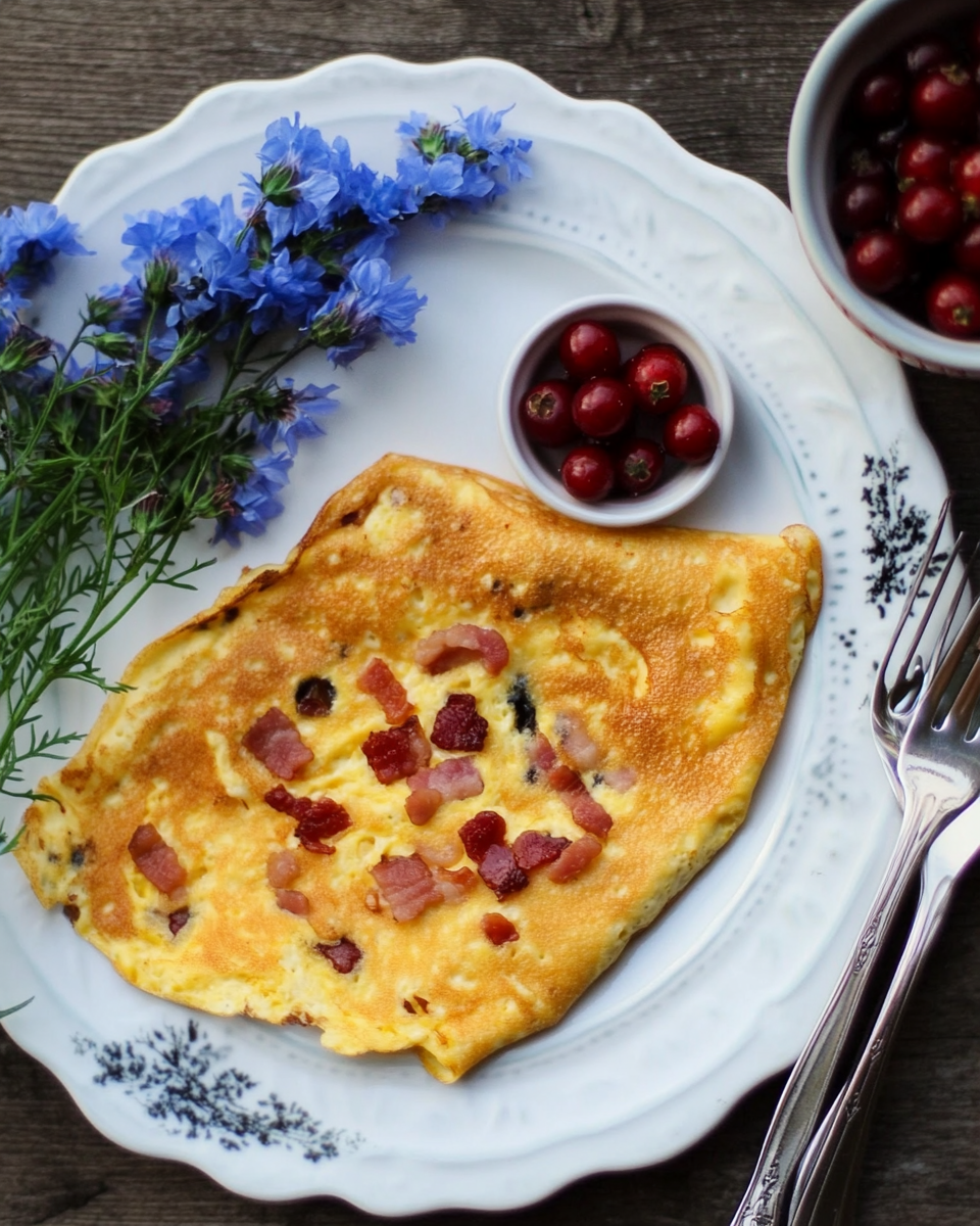 Ugnspannkaka med bacon