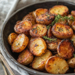 Ugnsrostad potatis med vitlök och timjan